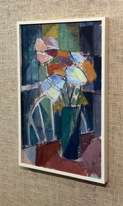 'Cubist Vase and Flowers' by Gustaf Höglund