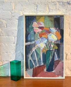 'Cubist Vase and Flowers' by Gustaf Höglund