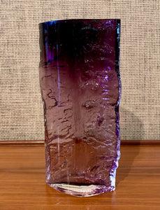 Glass vase by Kaj Blomqvist for Kumela Riihimäki, Finland