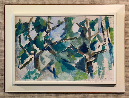 'Green Abstract Forest' by Gösta Lindqvist