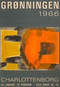 'Grønningen 1966' - vintage exhibition poster