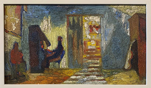 'Interior with Figure at the Piano' by Gunnar Gustafsson