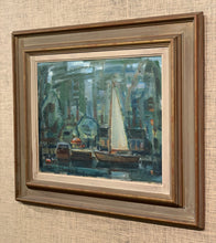 Load image into Gallery viewer, &#39;Boats at the Pier&#39; by Gunnar Söderman