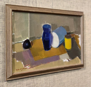 'Still Life With Blue Vase' by Gustav Adolf Johansson