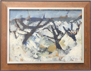 'Landskap med äppelträd' (Landscape with Apple Trees) by Helge Lundström