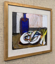 Load image into Gallery viewer, &#39;Still Life with Herring, Leeks and Blue Vase &#39; by Hans Larsson - ON SALE