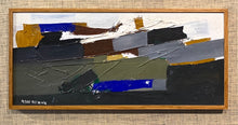 Load image into Gallery viewer, &#39;Abstract in Blue, Green, Grey and Brown&#39; by Hans Osswald