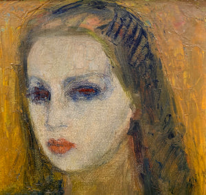 'Portrait of a Pale Faced Woman' by Hans Stridh