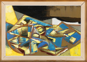 'Blå-gul kombination' (Blue-Yellow Combination) by Hardy Strid