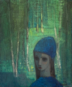 'Woman in Forest' by Helge Holmlund