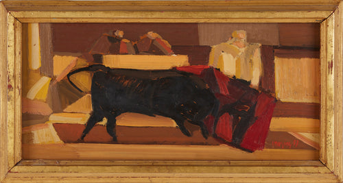 'Tjurfäktning I Ipanema' (Bullfight in Ipanema)  by Ivar Morsing