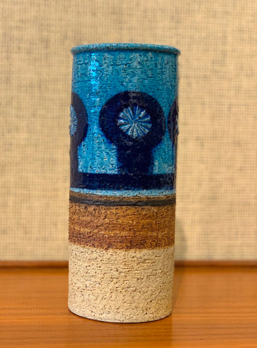 Vase in Turquoise and Cobalt Blue by Inger Persson for Rörstrand