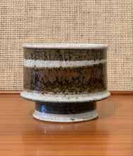 Load image into Gallery viewer, Short Vase in Brown and Lichen by Inger Persson for Rörstrand