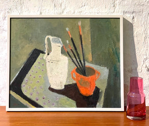 'Still Life with Vase and Paint Brushes' by John Börén
