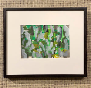'Abstract in Green and Grey' by Johan Waldenström