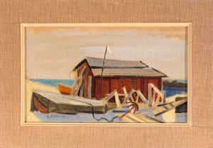 'Fishing Shack and Boats' by Jürgen von Konow