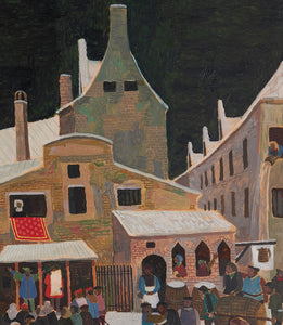 'Town Square' (after Bruegel) by Jürgen von Konow