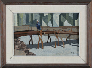 'Figure on Bridge' by Lars Frick