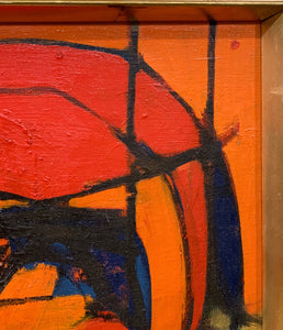 'Abstract in Orange' by Orla Lau