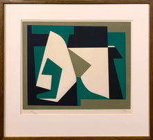 Load image into Gallery viewer, &#39;Untitled&#39; (Abstract in Green and Black) by Leida Rives