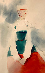 'Girl in Orsakulla Dress' by Silvia Leitu-Tannberg