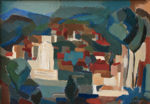 'Cityscape, Lumio La Corse' by Lennart Frisk