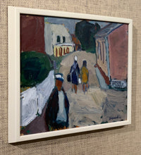 Load image into Gallery viewer, &#39;Village Street with Figures&#39; by Lil Silfverling