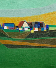 Load image into Gallery viewer, &#39;Village Landscape&#39; by Maria Wingren-Samourkas