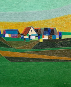 'Village Landscape' by Maria Wingren-Samourkas
