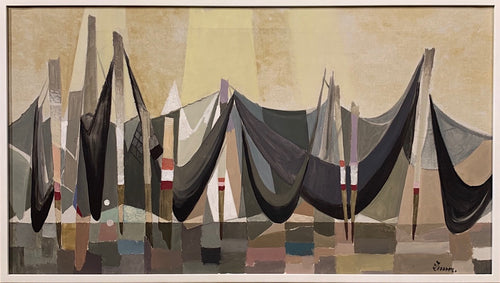 'Composition with Fishing Nets' by Ove Persson