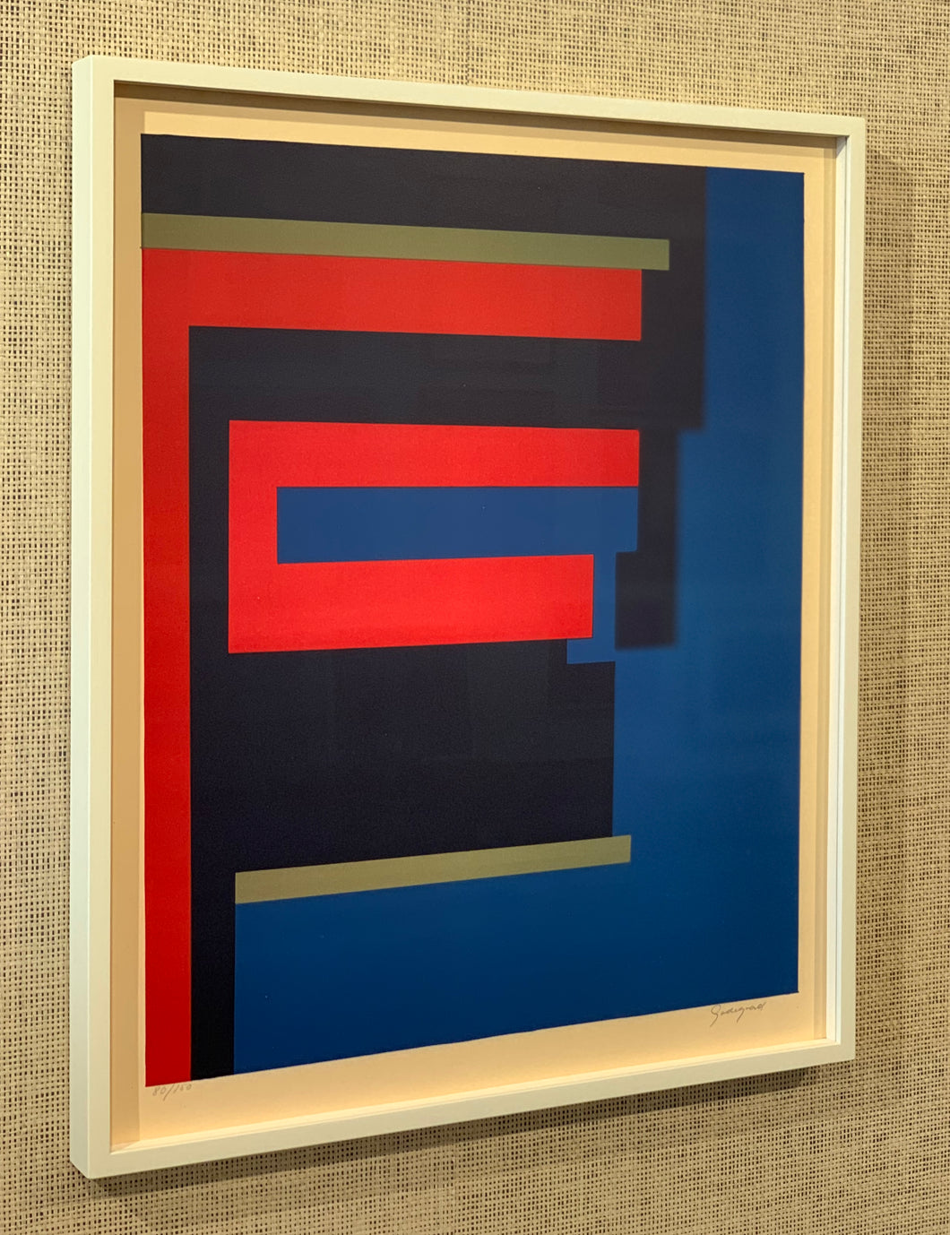 'Abstract in Blue and Red' by Paul Gadegaard