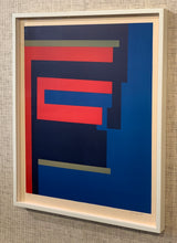 Load image into Gallery viewer, &#39;Abstract in Blue and Red&#39; by Paul Gadegaard