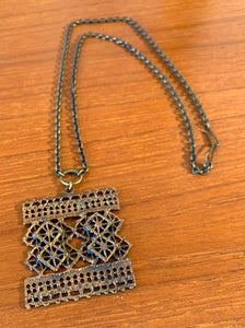 Pitsi bronze pendant necklace by Pentti Sarpaneva