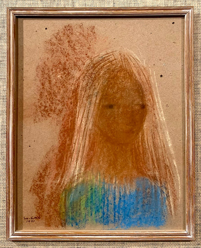 'Portrait of a Blonde Haired Girl' by Eva Anttila