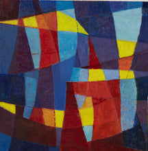 Load image into Gallery viewer, &#39;Abstract Composition in Blue, Red and Yellow&#39; by Sune Skote