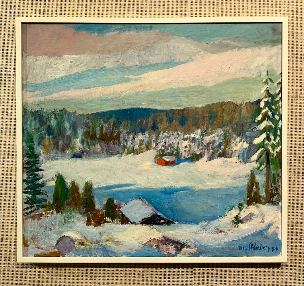 'Scandinavian Winter Scene' by Nils Söderberg