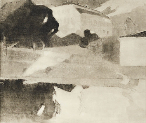 'Sjundyby Farm, 1927' (Sjundyby gård, 1927) by Helene Schjerfbeck