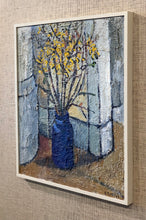 Load image into Gallery viewer, ‘Forsythia in Blue Vase’ by Stig Rosell