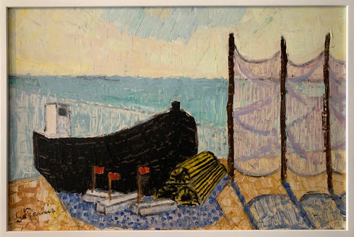 'Fishing Boat and Net' by Stig Kjellin