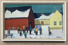 Load image into Gallery viewer, &#39;Waiting for the School Bus&#39; by Stig Wernheden