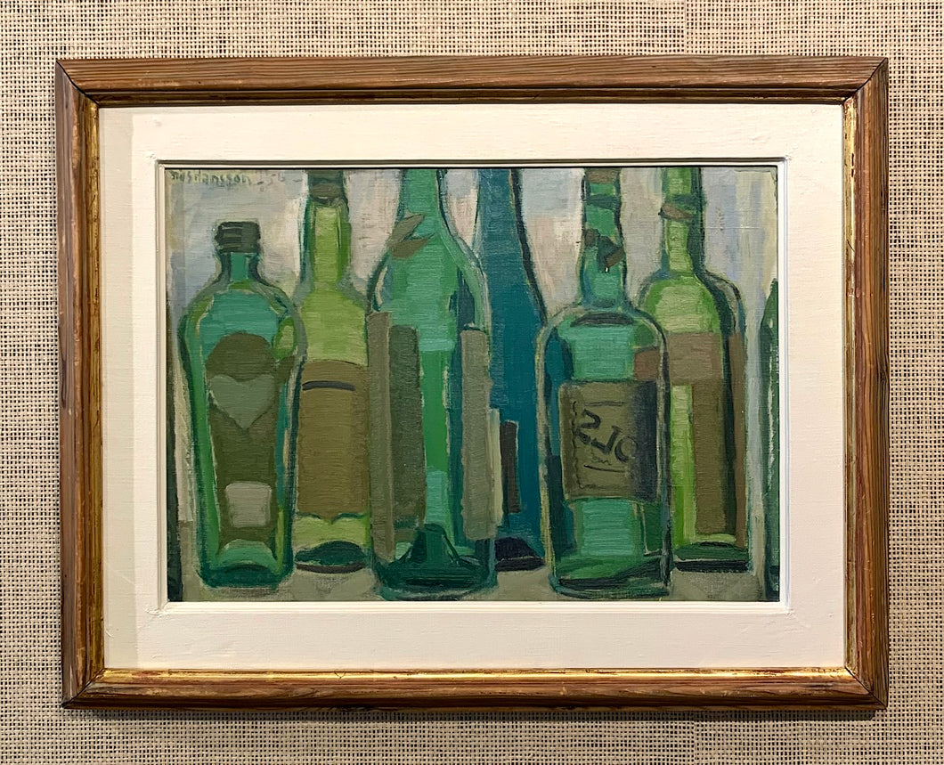 'Still Life with Bottles' by Nils Hansson