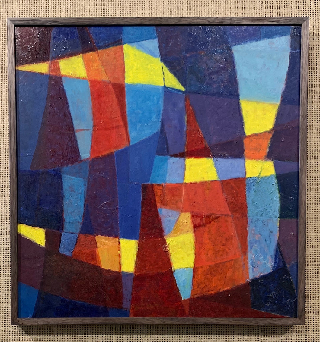 'Abstract Composition in Blue, Red and Yellow' by Sune Skote