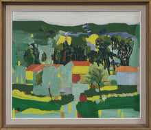 Load image into Gallery viewer, &#39;Landscape With Trees and Houses&#39; by Tore Hultcrantz