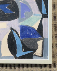 'Abstract Composition in Blue and Grey' by Tanja Sinelnikow