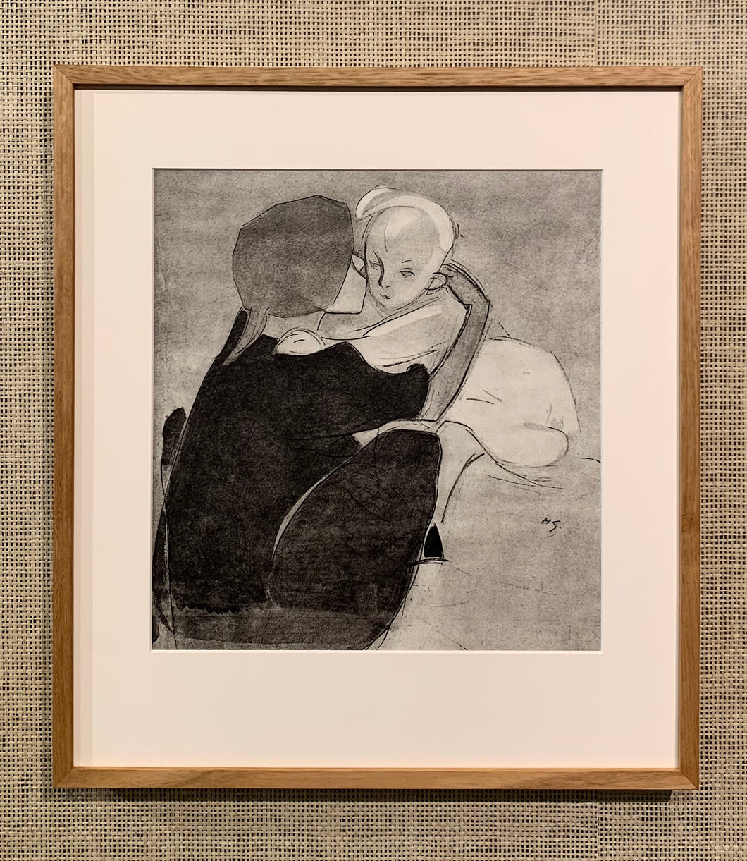 'The Sisters I, 1913' (Systrarna I, 1913) by Helene Schjerfbeck