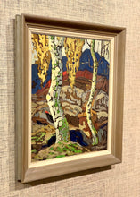 Load image into Gallery viewer, &#39;Landscape with Birches’ by Tor Otto Fredlin