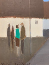 Load image into Gallery viewer, &#39;Village Scene With Four Figures&#39; by Fabian Lundqvist
