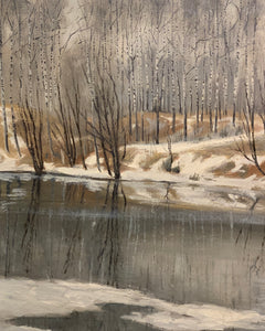 'Winter Scene' by Walter Kåstad - ON SALE